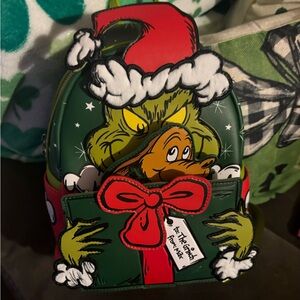 Loungefly Dr. Seuss How 'Grinch Stole Christmas! Santa Cosplay Mini Backpack